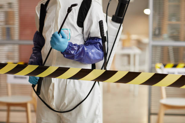 Professional Hoarding Cleanup technician working in Corona, CA